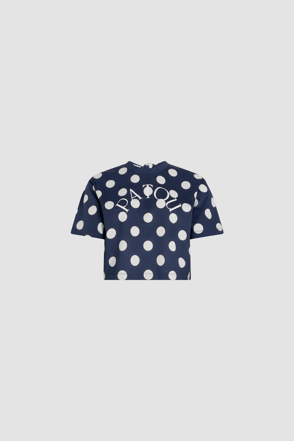 Navy Polka Dots