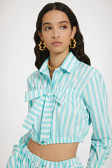 Green Small Stripes