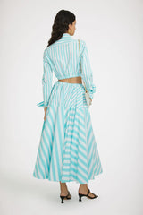 Green Small Stripes