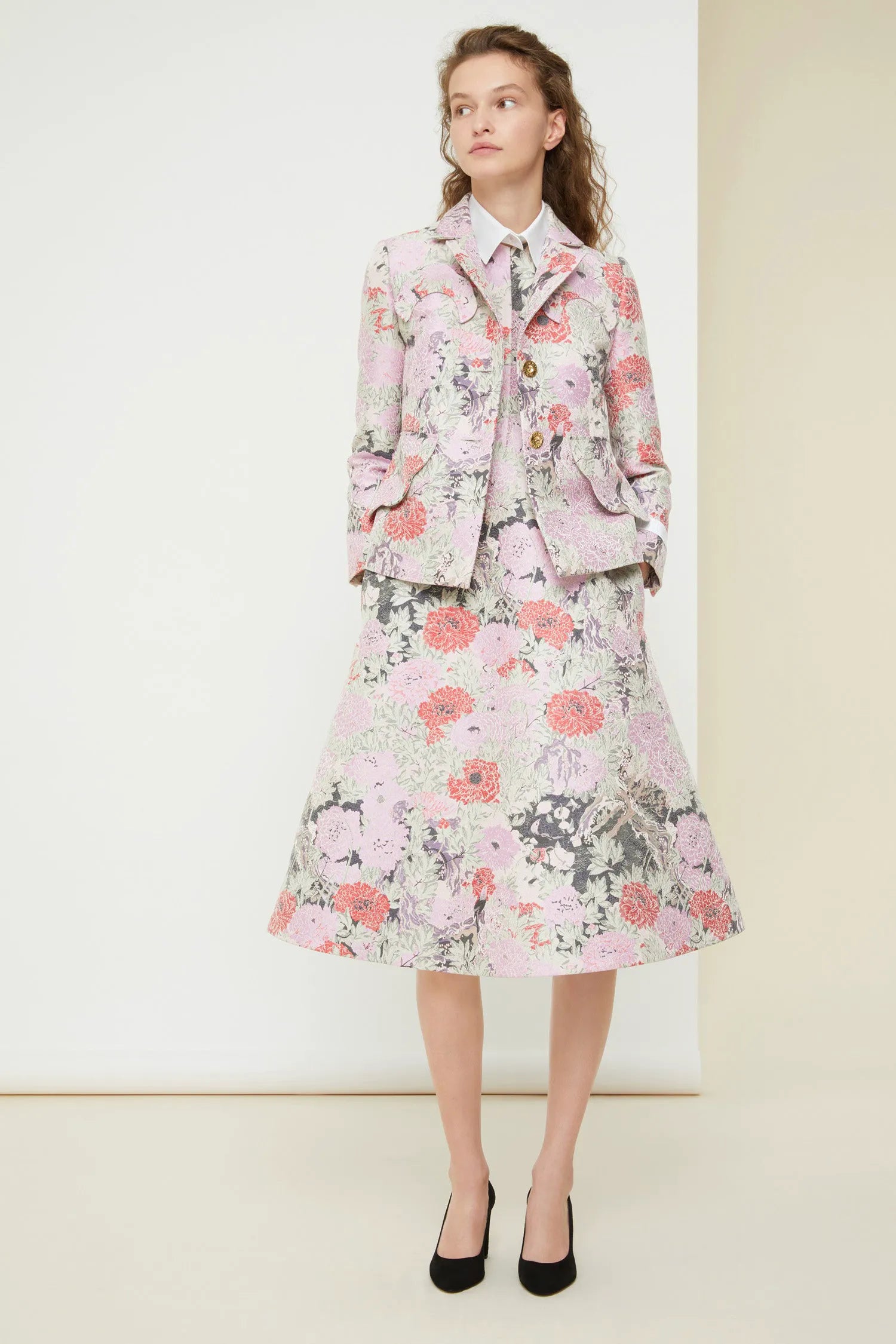 Birds and Peonies