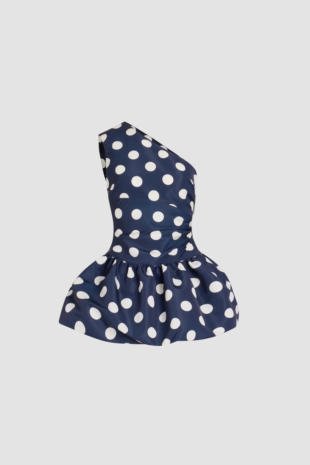 Navy Polka Dots