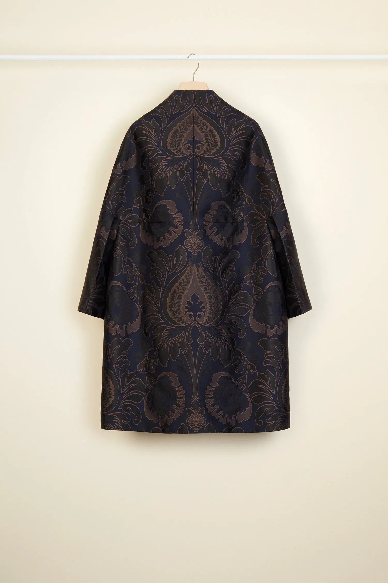 Navy Amber Print