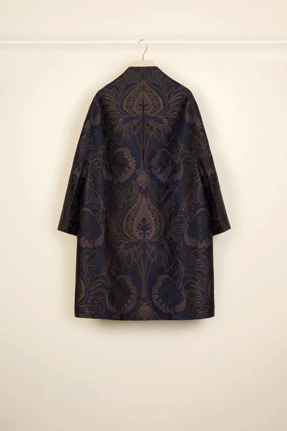 Navy Amber Print