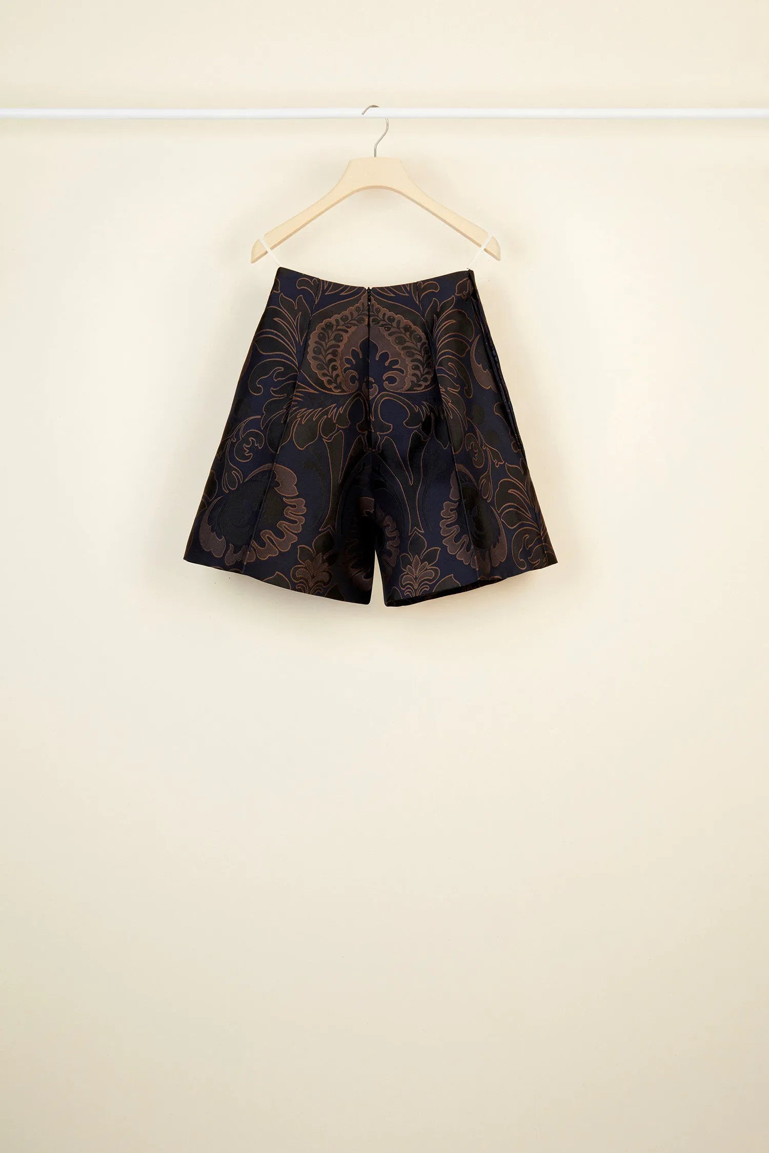 Navy Amber Print