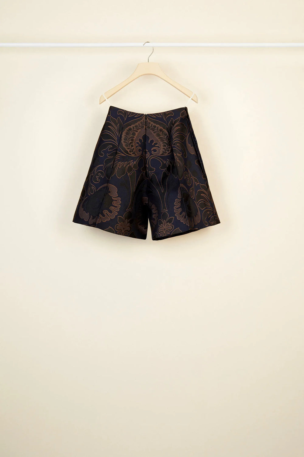 Navy Amber Print