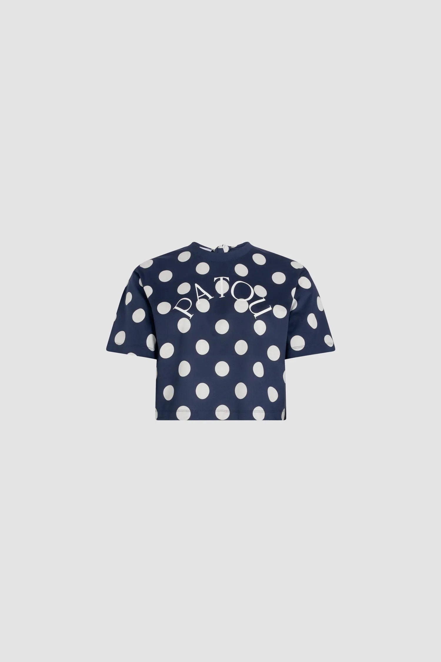 Navy Polka Dots