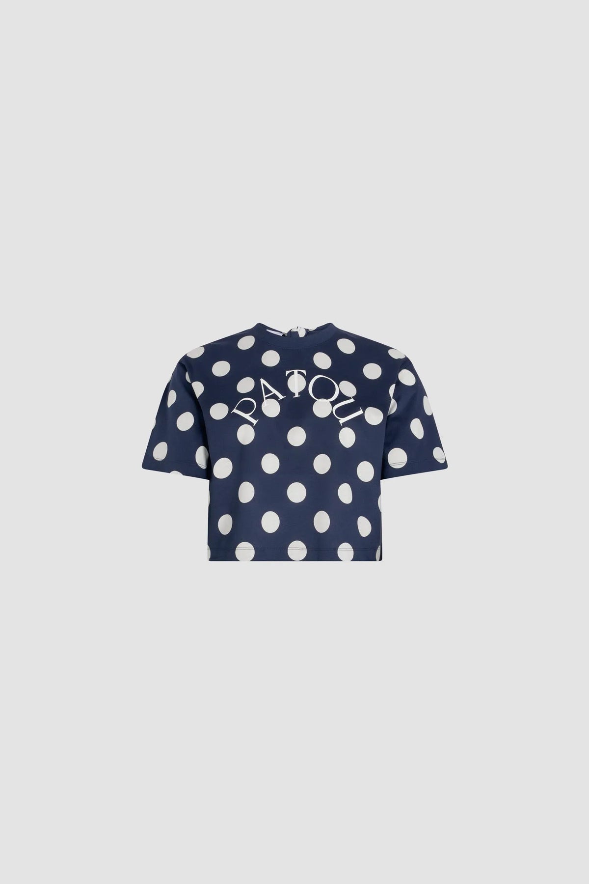 Navy Polka Dots