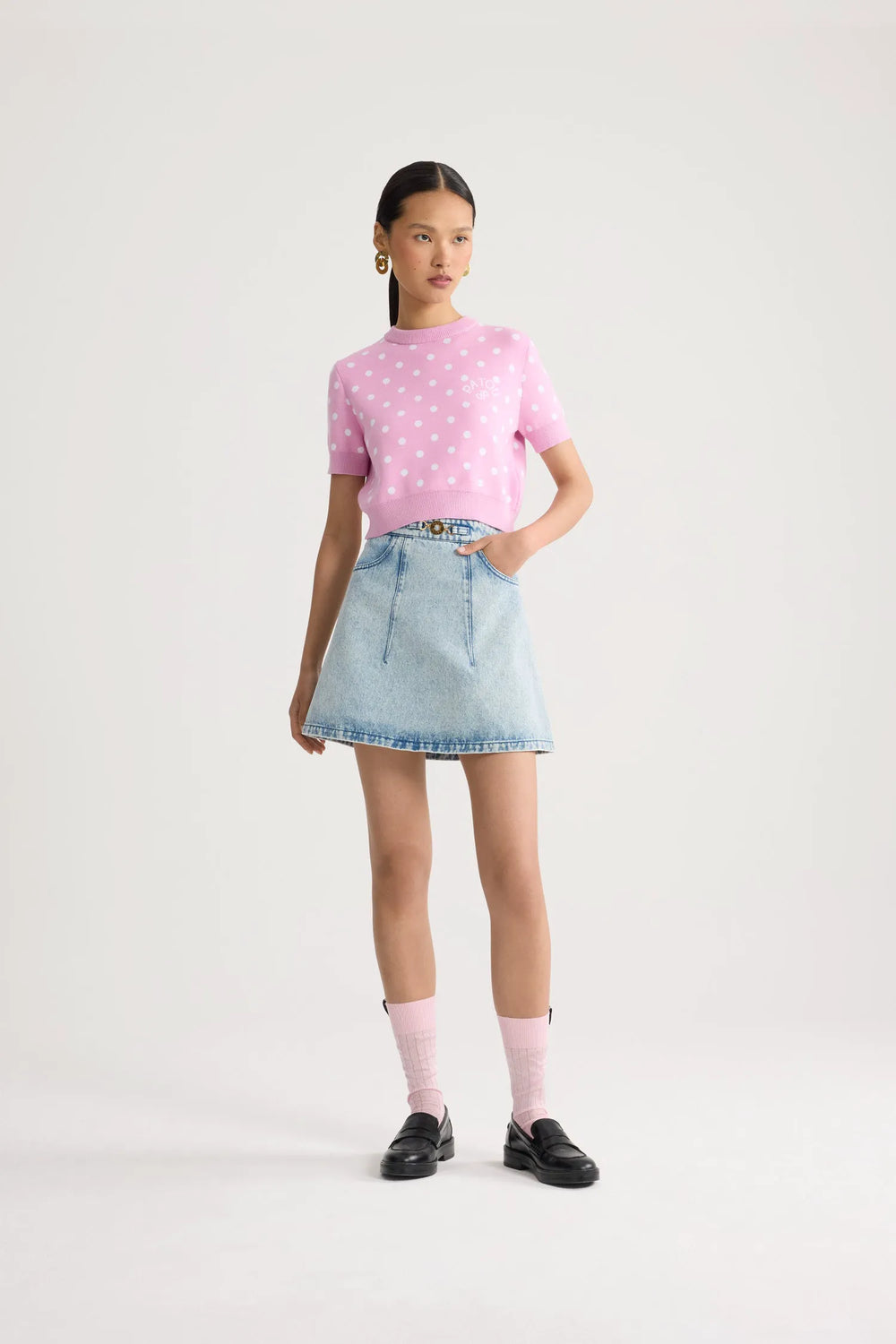 Candy Pink Polka Dots