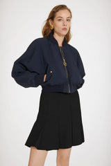 No Back Embroidery Navy