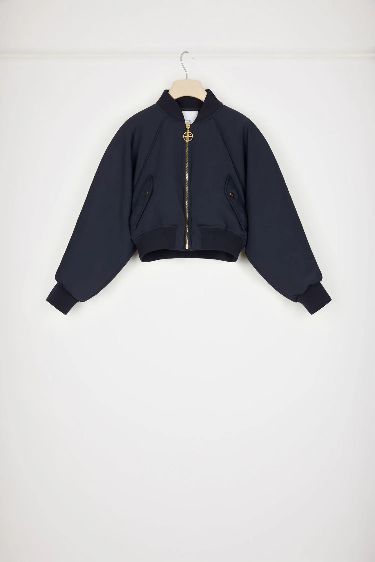 No Back Embroidery Navy