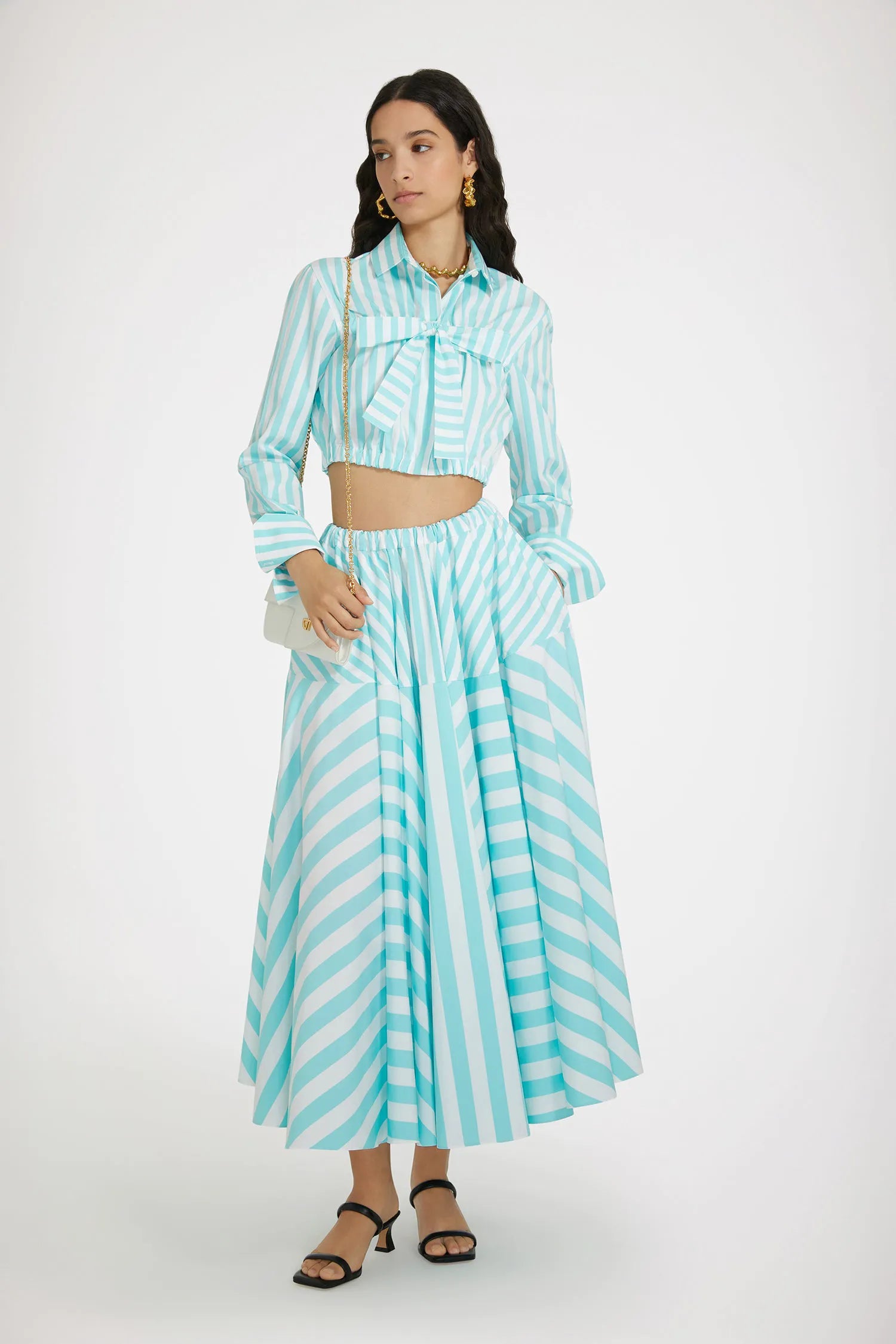 Mix Green Large Stripes