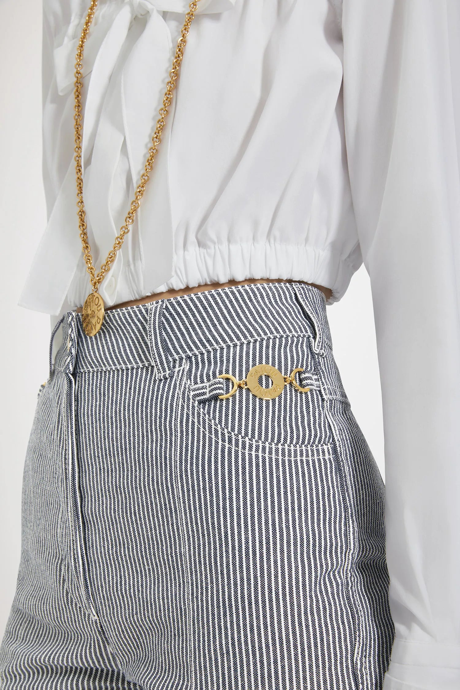 Navy Striped