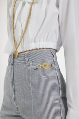 Navy Striped